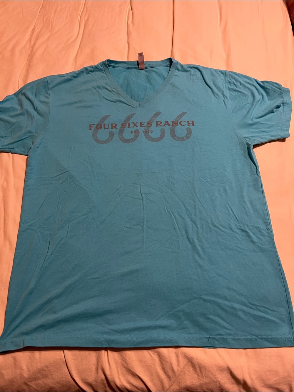 Men's 6666 Ranch V-Neck Graphic Tee